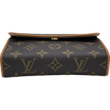 ルイ・ヴィトン LOUIS VUITTON ポシェット・フロランティーヌ M51855 ブラウン モノグラム・キャンバス レディース ショルダーバッグ