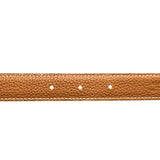 エルメス HERMES リバーシブルベルト80 □H刻 ゴールド/ブラック×SV金具 ボックス/トゴ ユニセックス ベルト