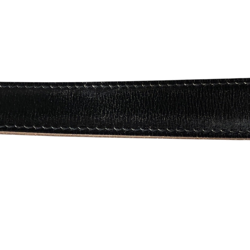 エルメス HERMES リバーシブルベルト80 □H刻 ゴールド/ブラック×SV