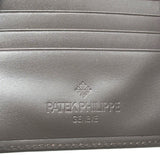 パテック・フィリップ PATEK PHILIPPE 二つ折り財布 ブラウン レザー メンズ 二つ折り財布