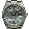 ロレックス ROLEX デイデイト 36 128396TBR ホワイトシェル プラチナ 自動巻き メンズ 腕時計
