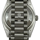 ロレックス ROLEX デイデイト 36 128396TBR ホワイトシェル プラチナ 自動巻き メンズ 腕時計