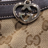 グッチ GUCCI ラブリーハートコスメティックポーチ 245938 ブラウン/ベージュ GGキャンバス レディース ポーチ