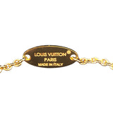 ルイ・ヴィトン LOUIS VUITTON ネックレスLVアイコニックルイザ ゴールド メタル×パール アクセサリー