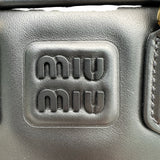 ミュウミュウ miu miu アルカディレザーバッグ 5BB123_ACR3_F0002_V_OON ブラック レザー レディース ショルダーバッグ