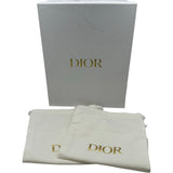 クリスチャン・ディオール Christian Dior Dioract プラットフォームサンダル ネイビー キャンバス レディース サンダル