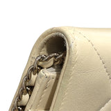 シャネル CHANEL マトラッセチェーンウォレット 45534 イエロー×ゴールド金具 ラム レディース ウォレットチェーン