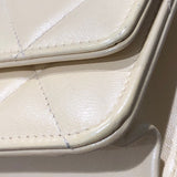 シャネル CHANEL マトラッセチェーンウォレット 45534 イエロー×ゴールド金具 ラム レディース ウォレットチェーン