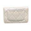 シャネル CHANEL マトラッセチェーンウォレット 45534 イエロー×ゴールド金具 ラム レディース ウォレットチェーン