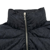 クリスチャン・ディオール Christian Dior オブリーク総柄ダウンジャケット 943C449A4462 ブラック ナイロン メンズ ダウンジャケット
