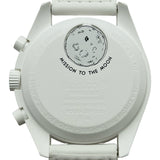 オメガ OMEGA スウォッチ ムーンウォッチ スヌーピーコラボ SO33W700 ホワイト セラミック クオーツ メンズ 腕時計