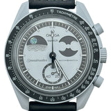 オメガ OMEGA スウォッチ ムーンウォッチ コレクション トゥ アースフェイズ SO33M700 グレー セラミック クオーツ メンズ 腕時計