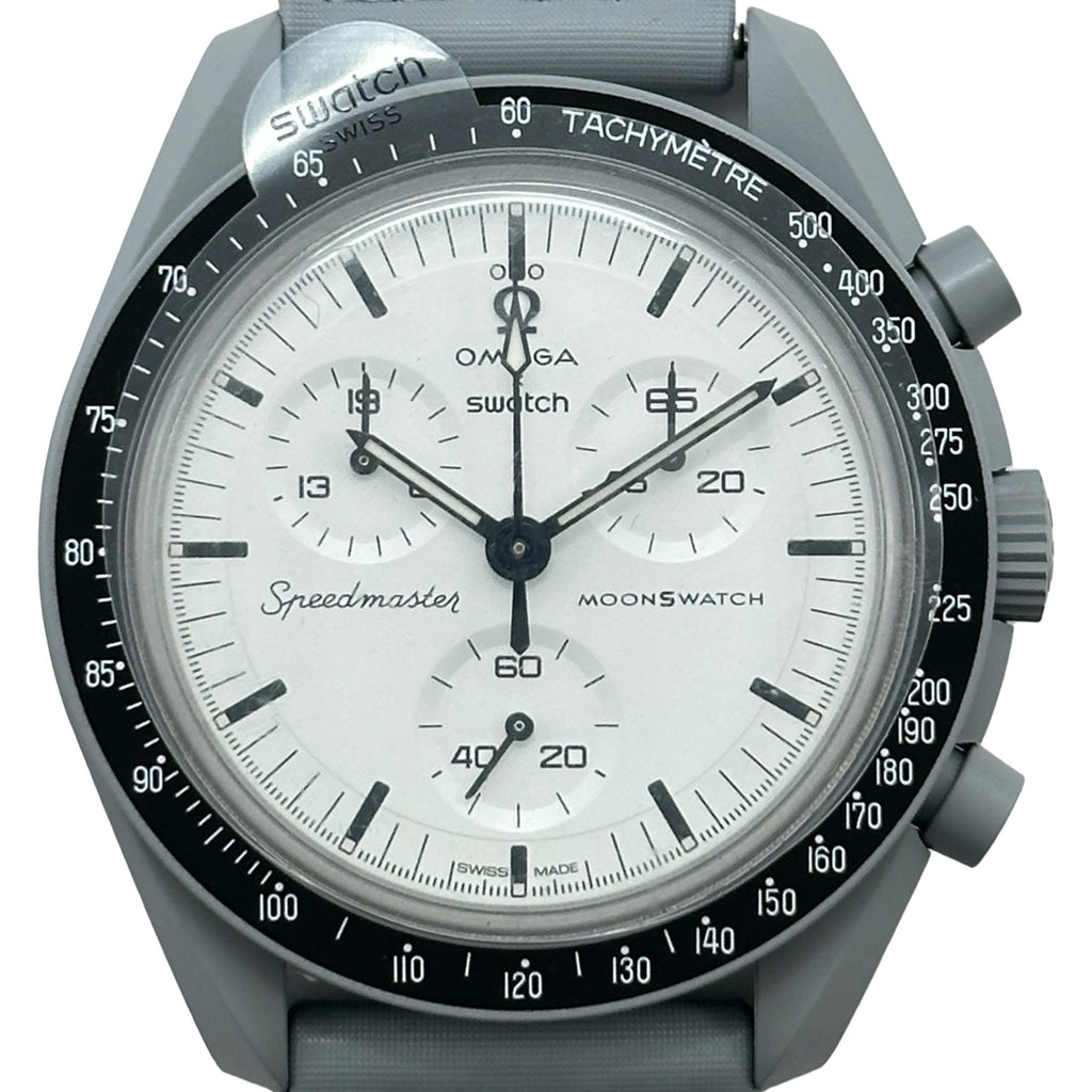 オメガ OMEGA スウォッチ ムーンウォッチ 1965 SO33M106 ホワイト