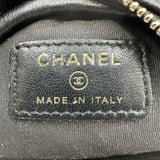 シャネル CHANEL ココマークカートカメリアラウンドチェーンショルダー A81620 ブラック ゴールド金具 ラム レディース ショルダーバッグ