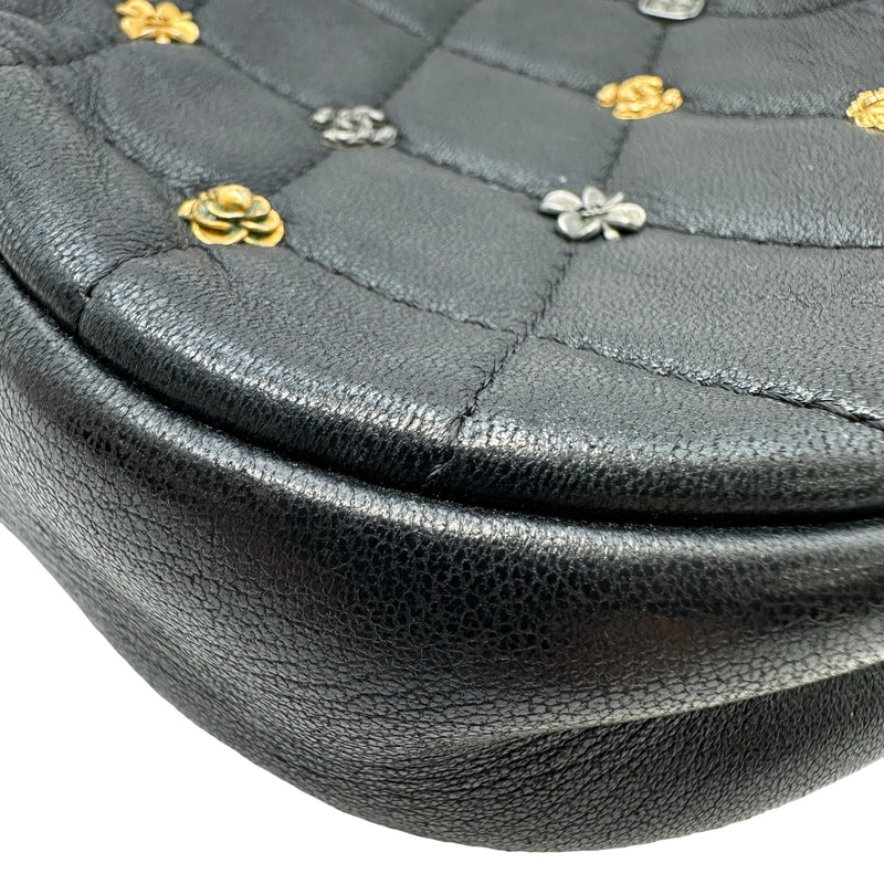 シャネル CHANEL ココマークカートカメリアラウンドチェーンショルダー