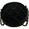 シャネル CHANEL ココマークカートカメリアラウンドチェーンショルダー A81620 ブラック ゴールド金具 ラム レディース ショルダーバッグ