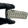 ロレックス ROLEX デイデイト2 218206A アイスブルー プラチナ 自動巻き メンズ 腕時計