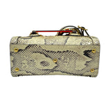 グッチ GUCCI ダイアナスモールトートバッグ 655661 アイボリー/ゴールド パイソン レディース ショルダーバッグ