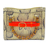 グッチ GUCCI ダイアナスモールトートバッグ 655661 アイボリー/ゴールド パイソン レディース ショルダーバッグ