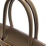 エルメス HERMES バーキン30 パーソナルオーダー □P刻 ウルトラヴァイオレット/レザン×GD金具 シェーブル レディース ハンドバッグ