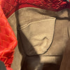 ボッテガ・ヴェネタ BOTTEGA VENETA イントレチャート　ワンショルダー 255691 レッド レザー レディース ショルダーバッグ