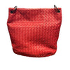 ボッテガ・ヴェネタ BOTTEGA VENETA イントレチャート　ワンショルダー 255691 レッド レザー レディース ショルダーバッグ