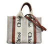 クロエ Chloe ウッディ スモールトートバッグ S397E66X-90U キャンバス/レザー レディース ショルダーバッグ