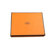 エルメス HERMES ベアンコンパクト ヴェルソ D刻 ヴェールクリケット/ブループリュム×シルバー金具 エプソン ユニセックス 二つ折り財布