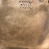 ミュウミュウ miu miu ナッパレザーミニバッグ 51M2 オーク レザー レディース ショルダーバッグ