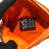 エルメス HERMES ボリードポーチ16 オレンジ/SV金具 トワル レディース ポーチ
