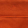 エルメス HERMES ボリードポーチ16 オレンジ/SV金具 トワル レディース ポーチ