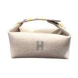 エルメス HERMES ブリッドアブラック オ カレPM トワル/ウール レディース ポーチ