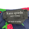 ケイトスペード kate spade いちご柄 コットンブラウス ネイビー コットン レディース ブラウス