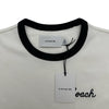 コーチ COACH シグネチャーリンガーTシャツ CS612 ホワイト コットン レディース 半袖Ｔシャツ