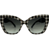 ケイトスペード kate spade サングラス ブラック/グレー/ホワイト ゴールド金具 プラスチック レディース サングラス
