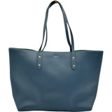 コーチ COACH ロゴトートバッグ F72673 ブルー系 シルバー金具 レザー レディース トートバッグ