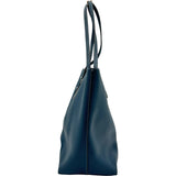 コーチ COACH ロゴトートバッグ F72673 ブルー系 シルバー金具 レザー レディース トートバッグ