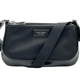 ケイトスペード kate spade ショルダーバッグ KB132 ブラック シルバー金具 レザー/ナイロン レディース ショルダーバッグ