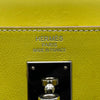 エルメス HERMES ケリーラキ40 □O刻印 ライム シルバー金具 スイフト レディース ショルダーバッグ