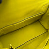 エルメス HERMES ケリーラキ40 □O刻印 ライム シルバー金具 スイフト レディース ショルダーバッグ