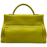エルメス HERMES ケリーラキ40 □O刻印 ライム シルバー金具 スイフト レディース ショルダーバッグ