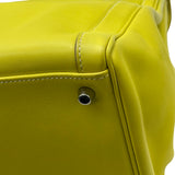 エルメス HERMES ケリーラキ40 □O刻印 ライム シルバー金具 スイフト レディース ショルダーバッグ