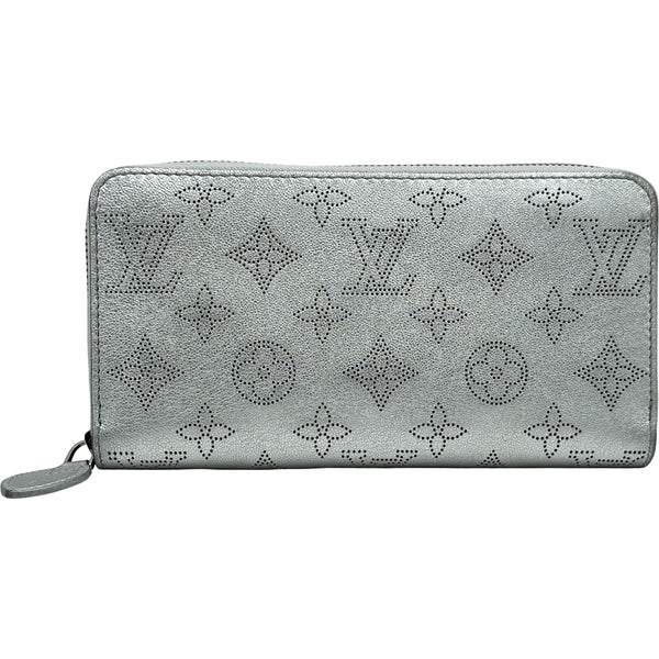 ルイヴィトン ジッピー ウォレット モノグラム マヒナ メタリックグレー 長財布 ルイ・ヴィトン LOUIS VUITTON ジッピー・ウォレット M26940 シルバー