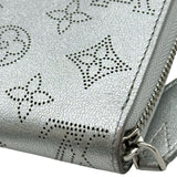 ルイ・ヴィトン LOUIS VUITTON ジッピー・ウォレット M26940 シルバー モノグラム・マヒナ レディース 長財布