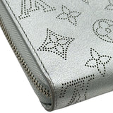 ルイ・ヴィトン LOUIS VUITTON ジッピー・ウォレット M26940 シルバー モノグラム・マヒナ レディース 長財布