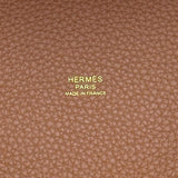 エルメス HERMES ピコタンロックPM G刻印 ゴールド ゴールド金具 トリヨン レディース ハンドバッグ