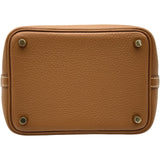 エルメス HERMES ピコタンロックPM G刻印 ゴールド ゴールド金具 トリヨン レディース ハンドバッグ