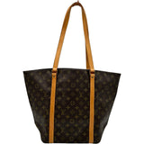 ルイ・ヴィトン LOUIS VUITTON サック・ショッピング M51110 ブラウン モノグラム・キャンバス レディース トートバッグ