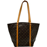 ルイ・ヴィトン LOUIS VUITTON サック・ショッピング M51110 ブラウン モノグラム・キャンバス レディース トートバッグ