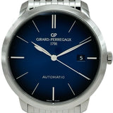ジラール・ペルゴ GIRARD PERREGAUX 1966 49555-11-434-BH6A ブルー ステンレススチール 自動巻き メンズ 腕時計